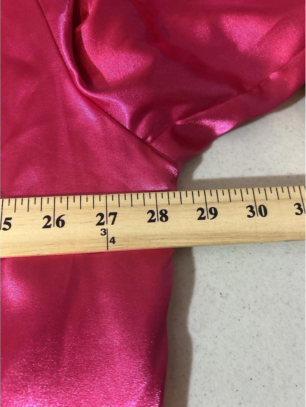 NFL Apparel Washington Commanders Satin Jacket Womens 5X Full Zip Pink Sparkly - Picture 10 of 12